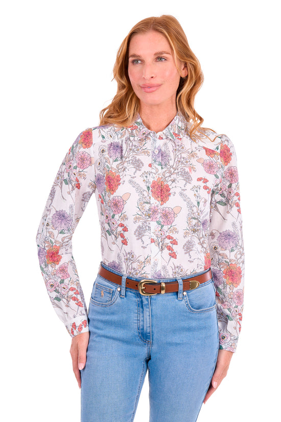 LADIES THOMAS COOK MAXINE L/S SHIRT