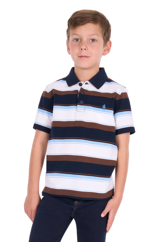 BOYS THOMAS COOK RANDY 1PKT S/S POLO