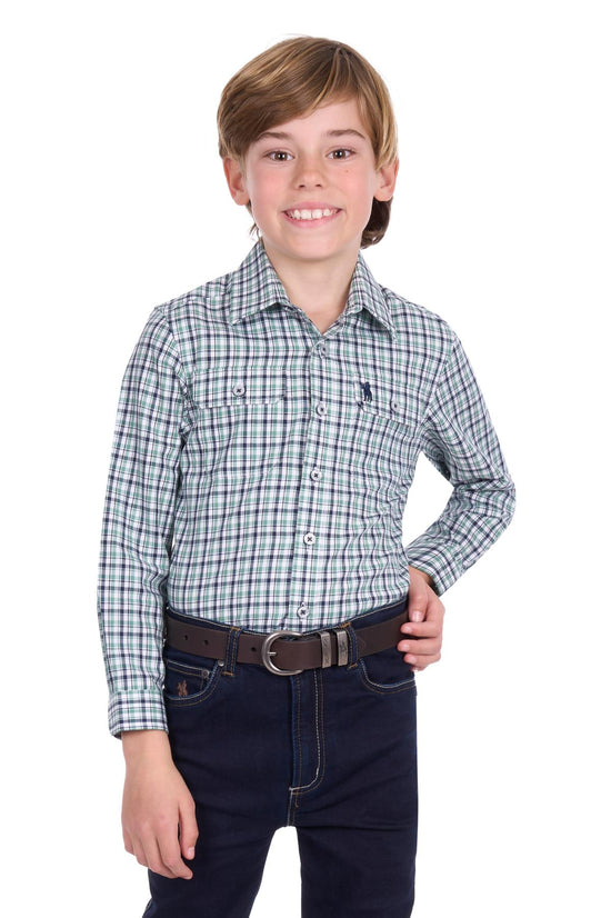 BOYS THOMAS COOK EDWARD 2PKT L/S SHIRT