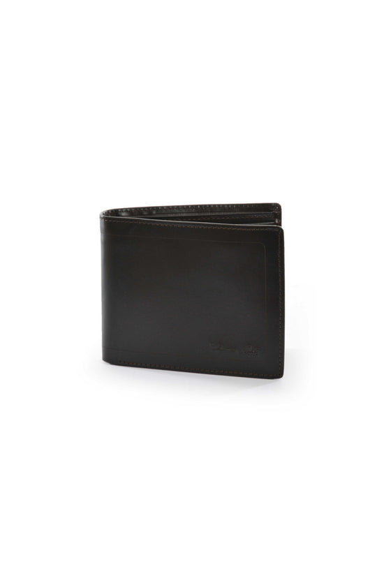 THOMAS COOK LEATHER EDGE WALLET- DARK BROWN