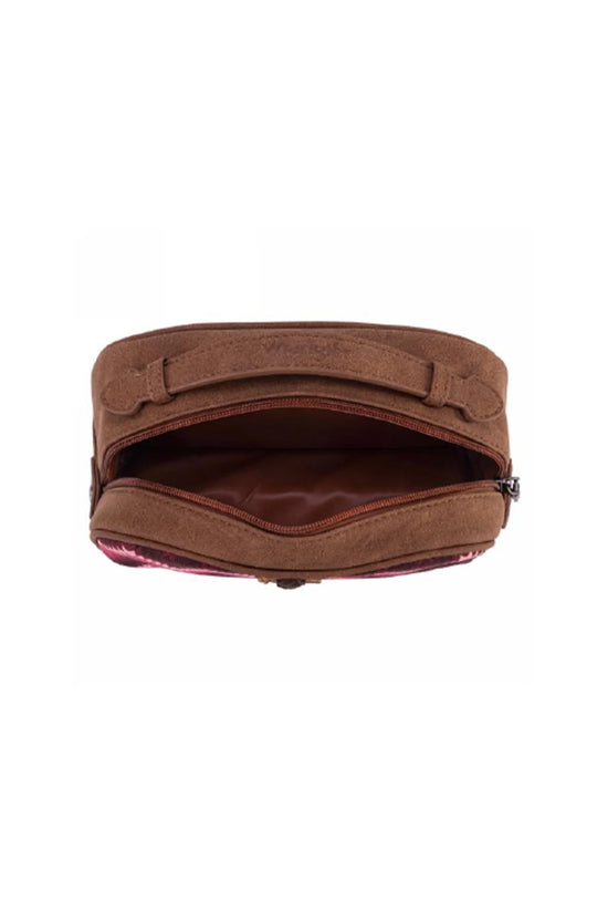 WRANGLER EMBROIDERED COSMETIC BAG