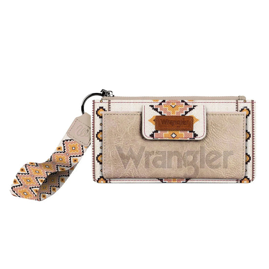 WRANGLER SOUTHWESTERN LOGO WALLET