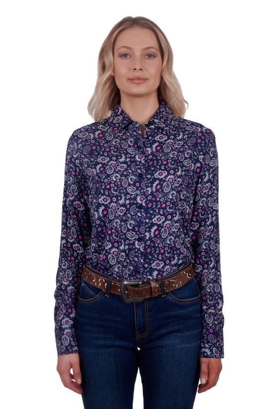 LADIES WRANGLER BETH L/S SHIRT