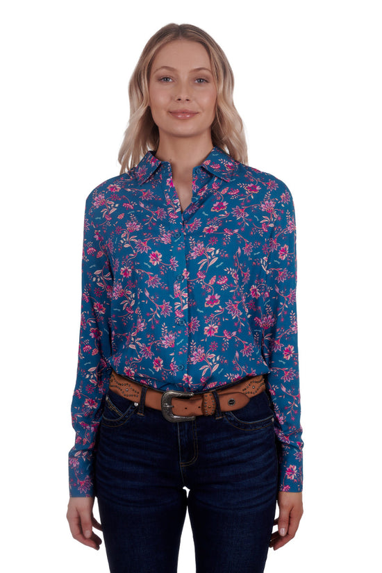 LADIES WRANGLER LEAH L/S SHIRT