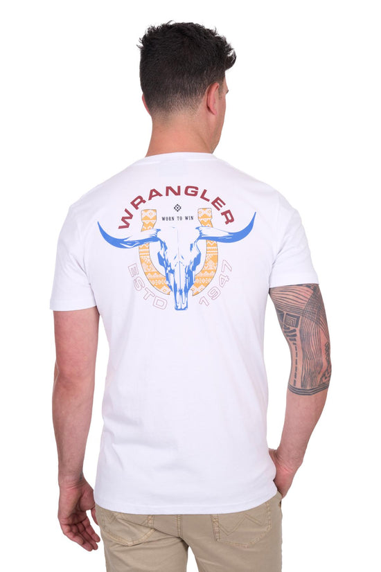 MENS WRANGLER HENRY S/S TEE