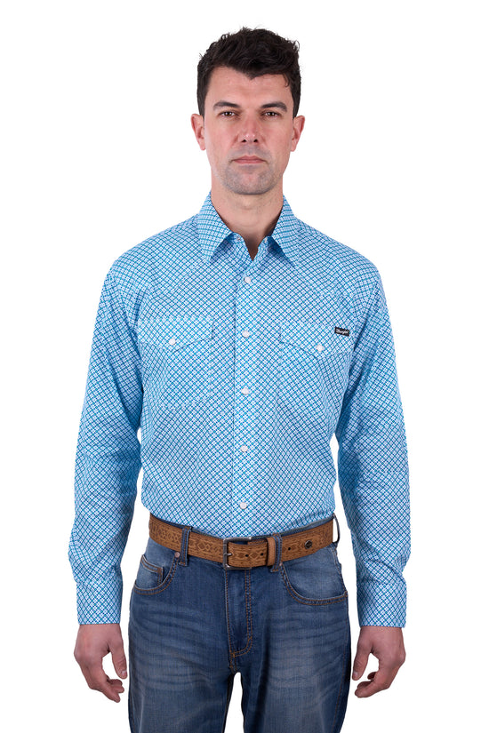MENS WRANGLER JUDE L/S SHIRT