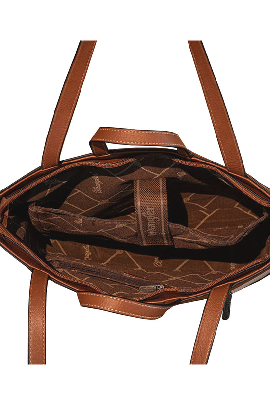 WRANGLER CANVAS ICONIC LOGO TOTE