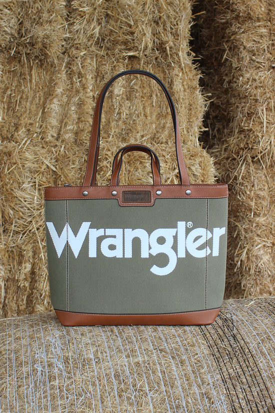 WRANGLER CANVAS ICONIC LOGO TOTE