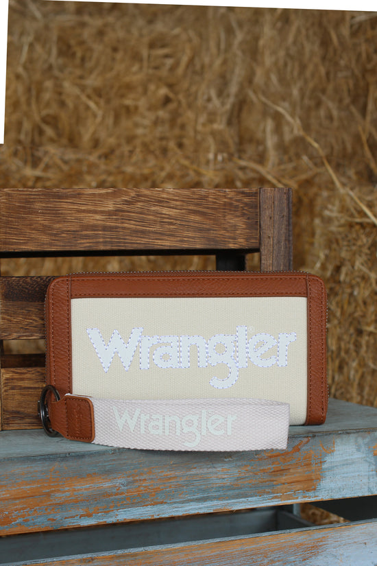 WRANGLER CANVAS ICONIC LOGO WALLET