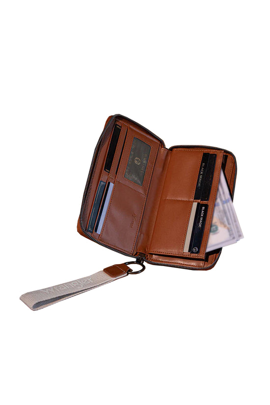 WRANGLER CANVAS ICONIC LOGO WALLET