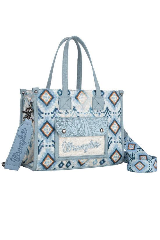 WRANGLER AZTEC CROSSBODY TOTE BAG