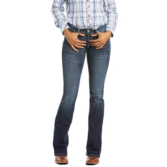 LADIES ARIAT R.E.A.L MID RISE ESTHER ARROW FIT BOOTCUT JEAN