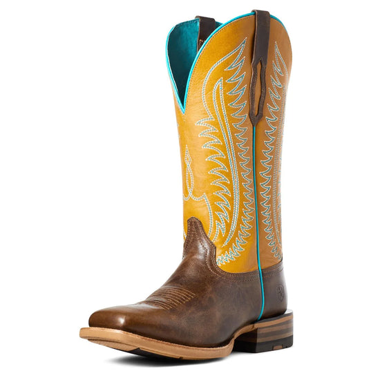 LADIES ARIAT BELMONT BOOTS- MUSTARD