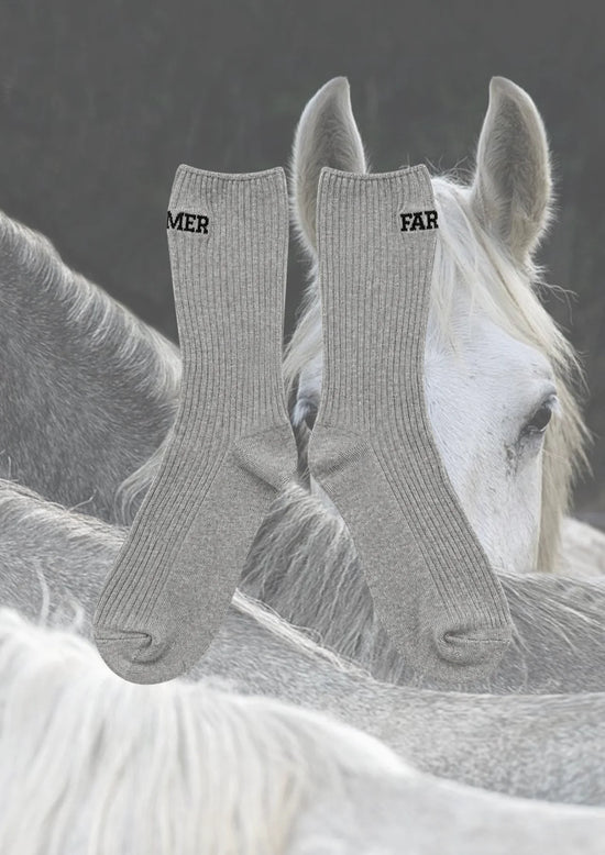 FAR MER GREY GELDING SOCKS
