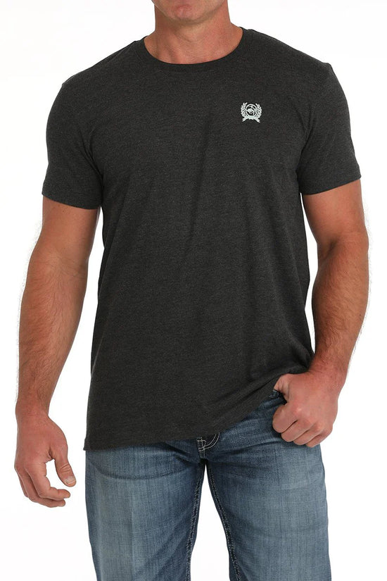 MENS CINCH TEE- BLACK HEATHER