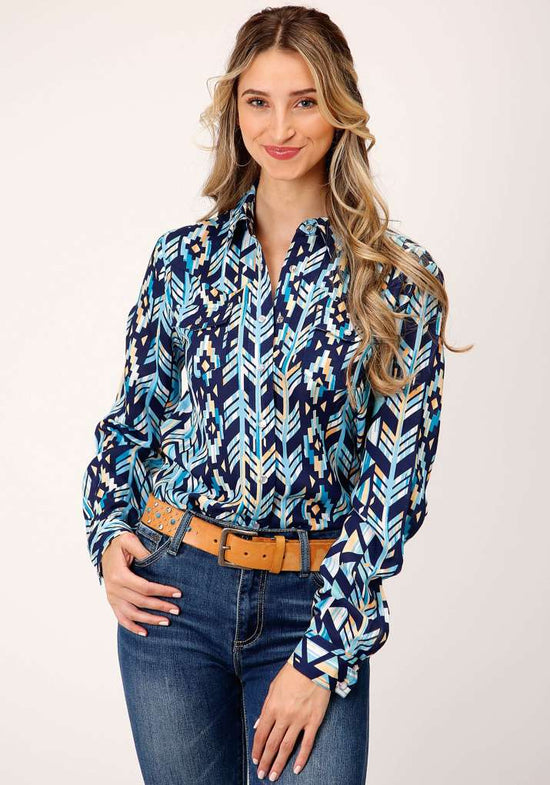 LADIES ROPER FIVE STAR COLLECTION /S SHIRT