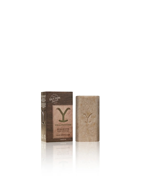 TRU WESTERN YELLOWSTON BUNKHOUSE EXFOLIATING BAR SOAP