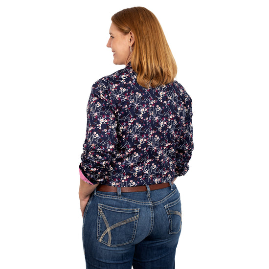 LADIES JUST COUNTRY ABBEY FULL BUTTON WORK SHIRT